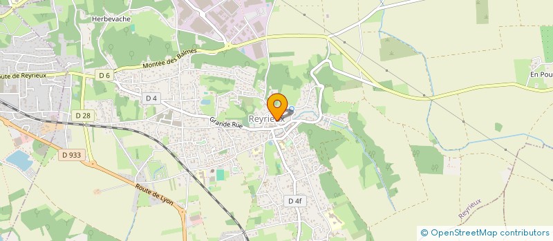 localisation de l'entreprise SOLIVIA à REYRIEUX