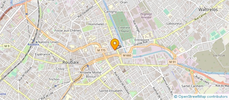 localisation de l'entreprise SOLIVICODE  ROUBAIX