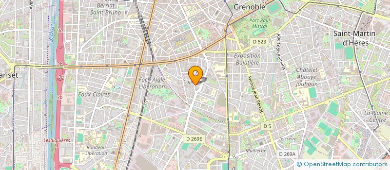 localisation de l'entreprise SOLIVIER-QUARTZ à GRENOBLE