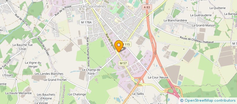 localisation de l'entreprise SOLIVINS à LES SORINIERES