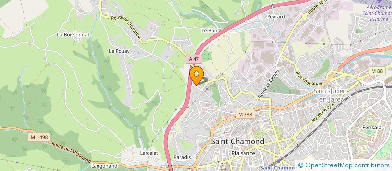 localisation de l'entreprise SOLIWAVE  SAINT-CHAMOND