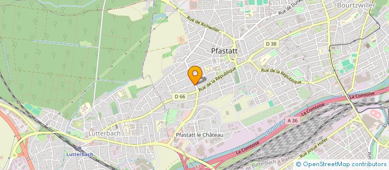 localisation de l'entreprise SOLIZE  PFASTATT