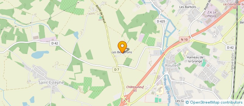 localisation de l'entreprise SOLKISS à ROULLET SAINT ESTEPHE