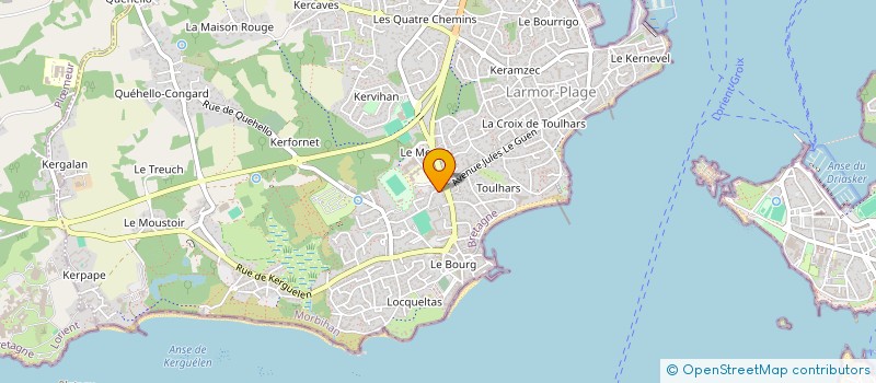 localisation de l'entreprise SOLLA IMMOBILIER  LARMOR-PLAGE