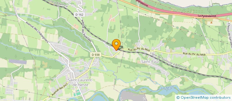 localisation de l'entreprise SOLLE PMJ  SAINT-LAURENT-DE-NESTE