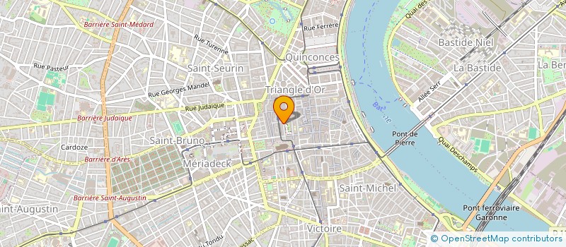 localisation de l'entreprise SOLLEN à BORDEAUX