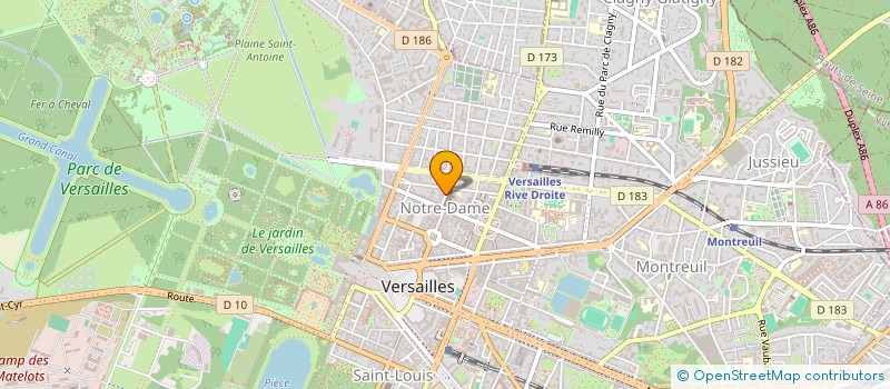 localisation de l'entreprise SOLLERCIA à VERSAILLES