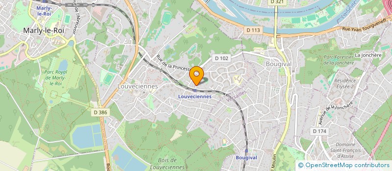 localisation de l'entreprise SOLLERTIA CONSULTING  LOUVECIENNES