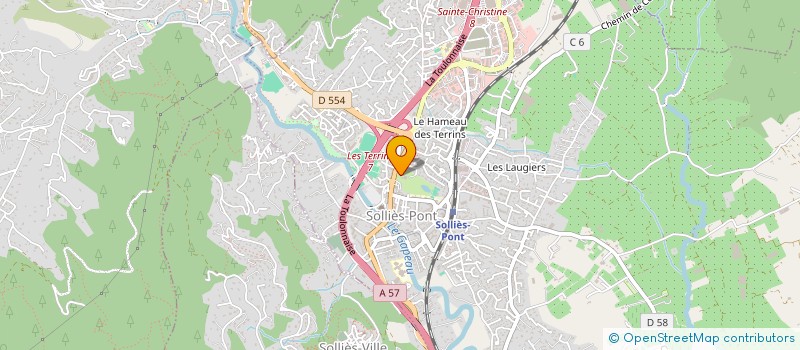 localisation de l'entreprise SOLLI-TECH  SOLLIES-PONT