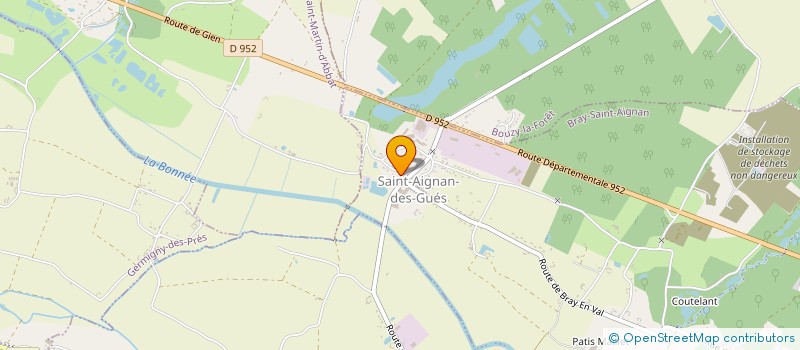 localisation de l'entreprise SOLLICIA à BRAY-SAINT-AIGNAN