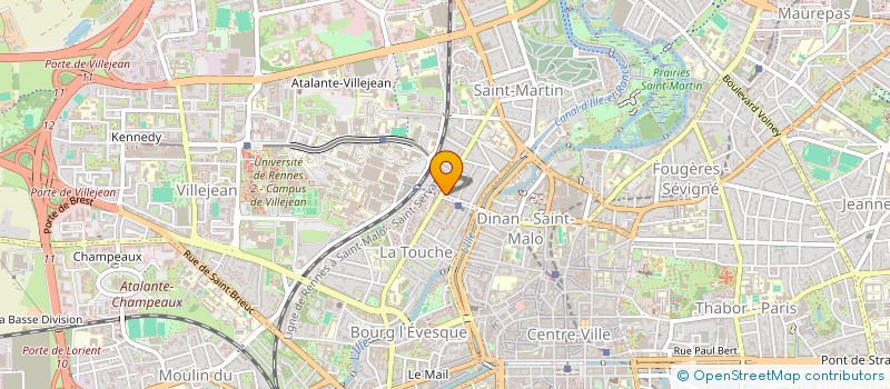 localisation de l'entreprise SOLLIER INVEST  RENNES