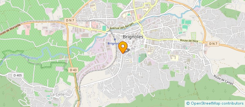 localisation de l'entreprise SOLLIERS FRERES à BRIGNOLES