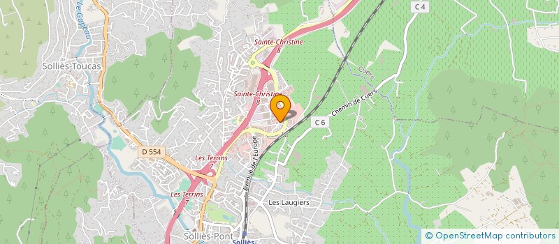 localisation de l'entreprise SOLLIES AUTO SECURITE à SOLLIES-PONT