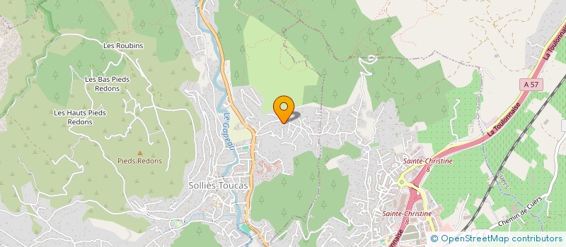 localisation de l'entreprise SOLLIES WAB DESIGN  SOLLIES-TOUCAS