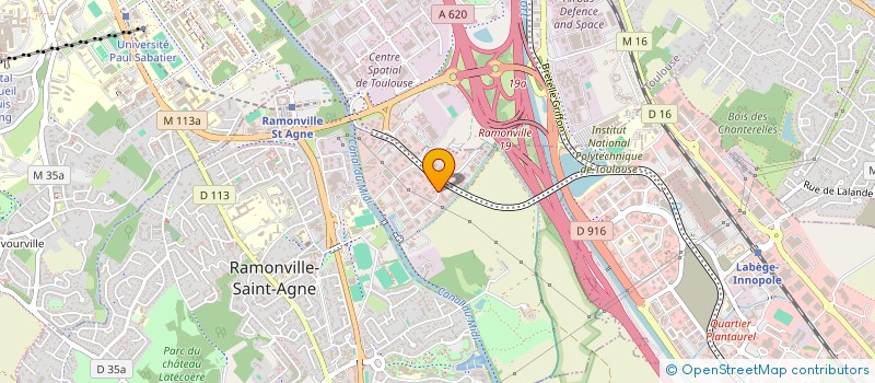 localisation de l'entreprise SOLLUA  RAMONVILLE-SAINT-AGNE