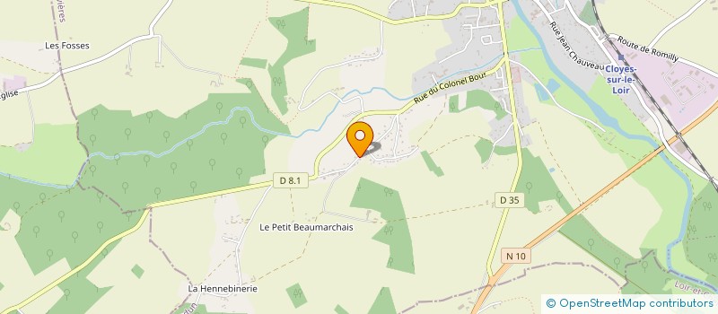 localisation de l'entreprise SOLLUXION à CLOYES-LES-TROIS-RIVIERES