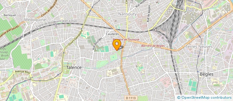 localisation de l'entreprise SOLLY  TALENCE