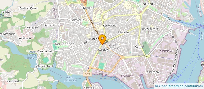 localisation de l'entreprise SOLMACO  LORIENT