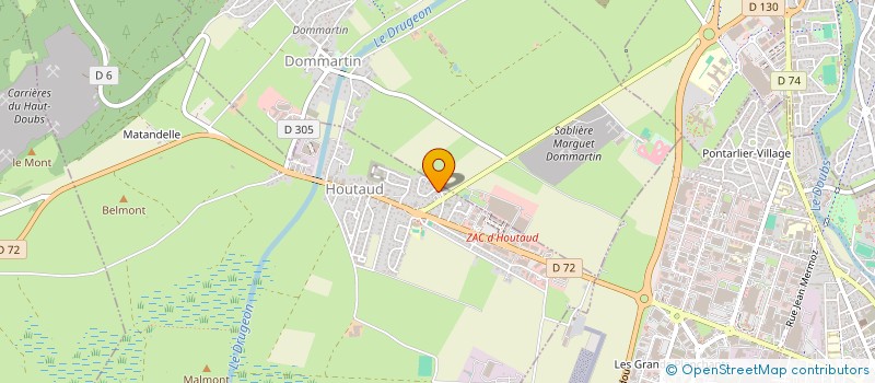 localisation de l'entreprise SOLMAG  HOUTAUD