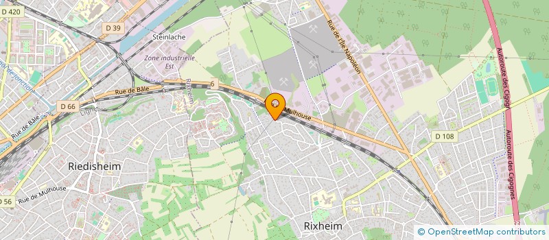 localisation de l'entreprise SOLMATHI  RIXHEIM