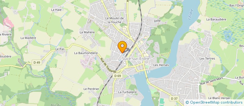 localisation de l'entreprise SOLMATYS  SUCE-SUR-ERDRE
