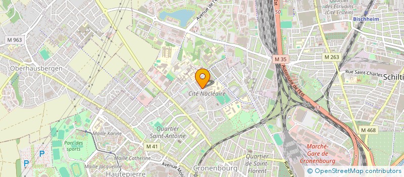 localisation de l'entreprise SOLMAZ à STRASBOURG