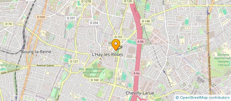 localisation de l'entreprise SOLMED INTERNATIONAL  L'HAY-LES-ROSES