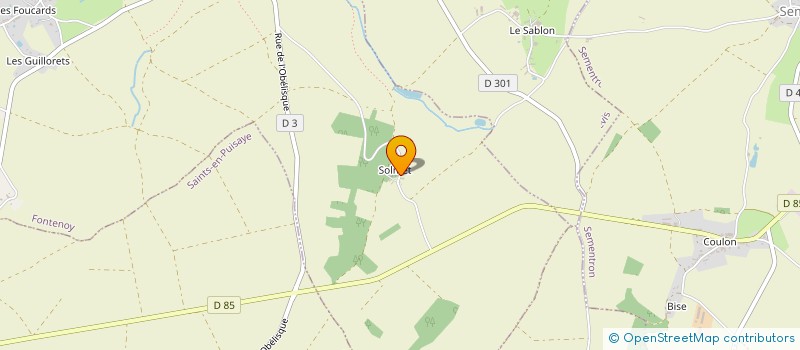 localisation de l'entreprise SOLMET 1  FONTENOY
