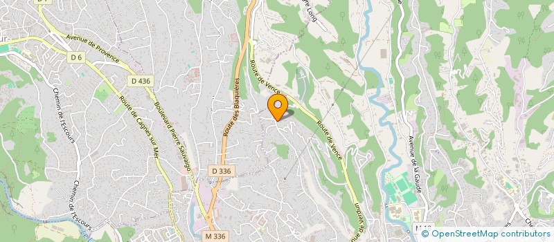 localisation de l'entreprise SOLMONA CONCEPT  CAGNES-SUR-MER