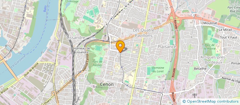 localisation de l'entreprise SOLMUR CARRELAGE  CENON