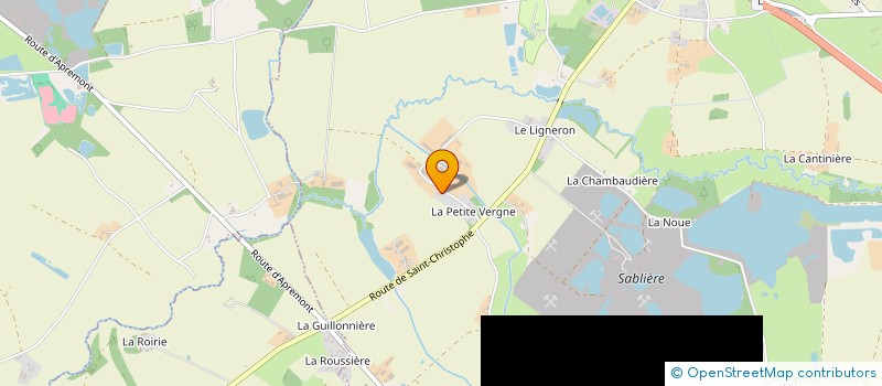 localisation de l'entreprise SOLNAT  SAINT-CHRISTOPHE-DU-LIGNERON