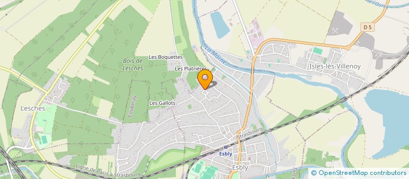 localisation de l'entreprise SOLO à ESBLY