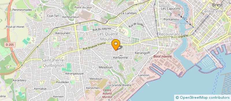 localisation de l'entreprise SOLO à BREST