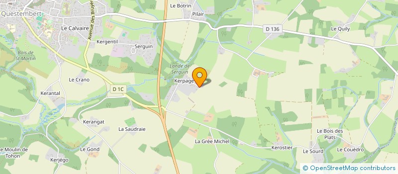 localisation de l'entreprise SOLO  QUESTEMBERT