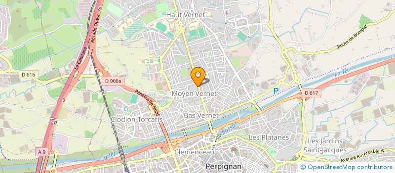 localisation de l'entreprise SOLO à PERPIGNAN