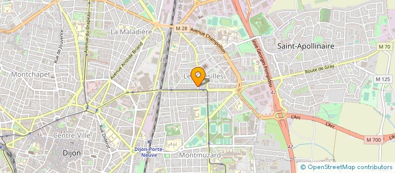 localisation de l'entreprise SOLO AGILIS  DIJON