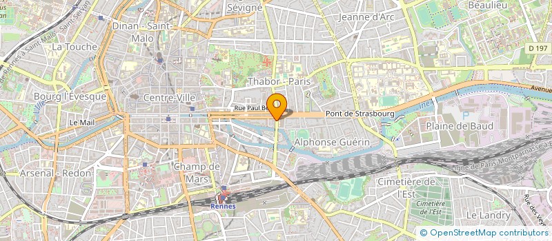localisation de l'entreprise SOLO PRODUCTIONS à RENNES