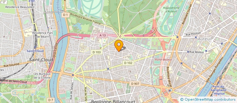 localisation de l'entreprise SOLO TRANSPORT à BOULOGNE-BILLANCOURT