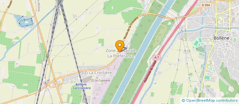 localisation de l'entreprise SOLOCABE  BOLLENE