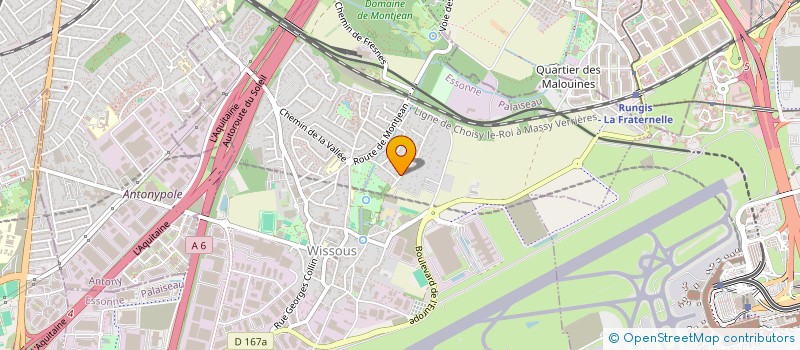 localisation de l'entreprise SOLOCBE  WISSOUS