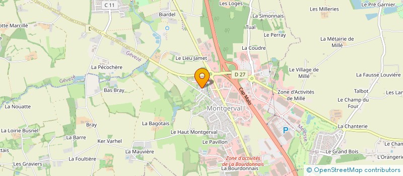 localisation de l'entreprise SOLOEL 1  LA MEZIERE