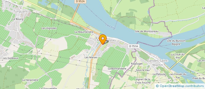 localisation de l'entreprise SOLOG  MONTSOREAU