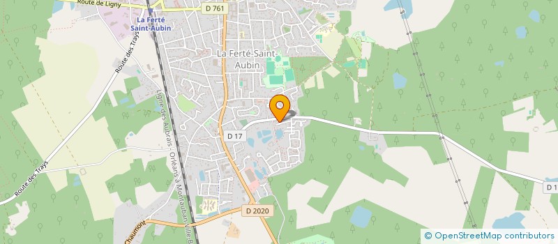 localisation de l'entreprise SOLOGN'ELEC  LA FERTE-SAINT-AUBIN