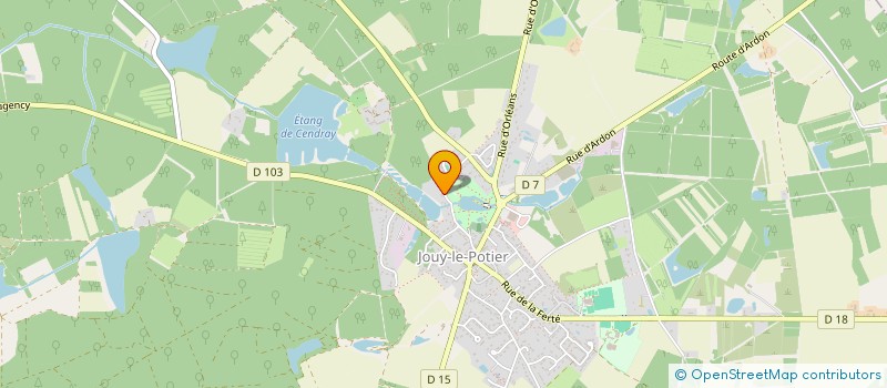 localisation de l'entreprise SOLOGNE ACCORDEON à JOUY-LE-POTIER
