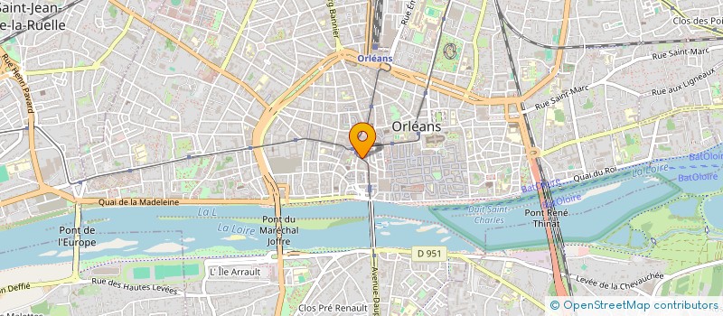 localisation de l'entreprise SOLOGNE AUDITION à ORLEANS
