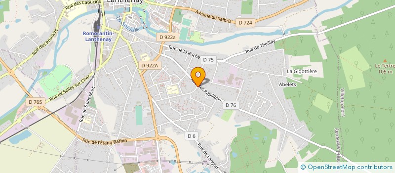 localisation de l'entreprise SOLOGNE BATIMENT  ROMORANTIN-LANTHENAY