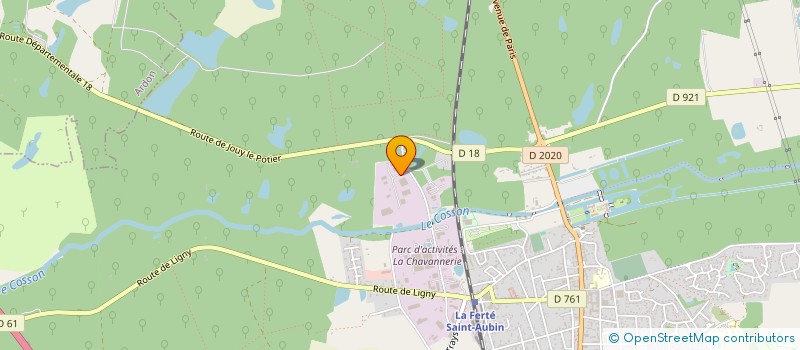 localisation de l'entreprise SOLOGNE BIOGAZ à LA FERTE-SAINT-AUBIN
