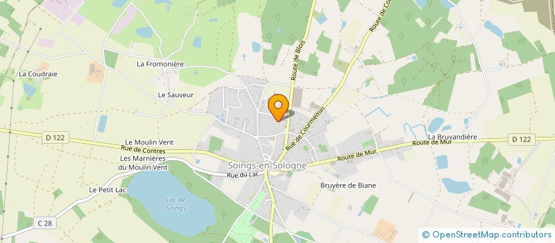 localisation de l'entreprise SOLOGNE CONCEPT  SOINGS-EN-SOLOGNE