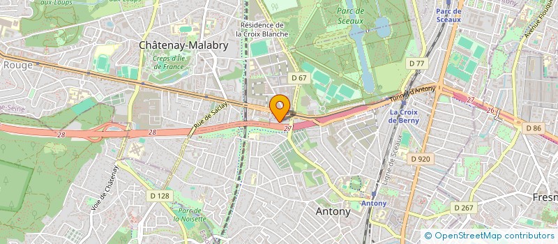 localisation de l'entreprise SOLOGNE DKF à ANTONY