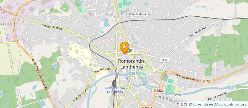 localisation de l'entreprise SOLOGNE ENCHERES à ROMORANTIN-LANTHENAY